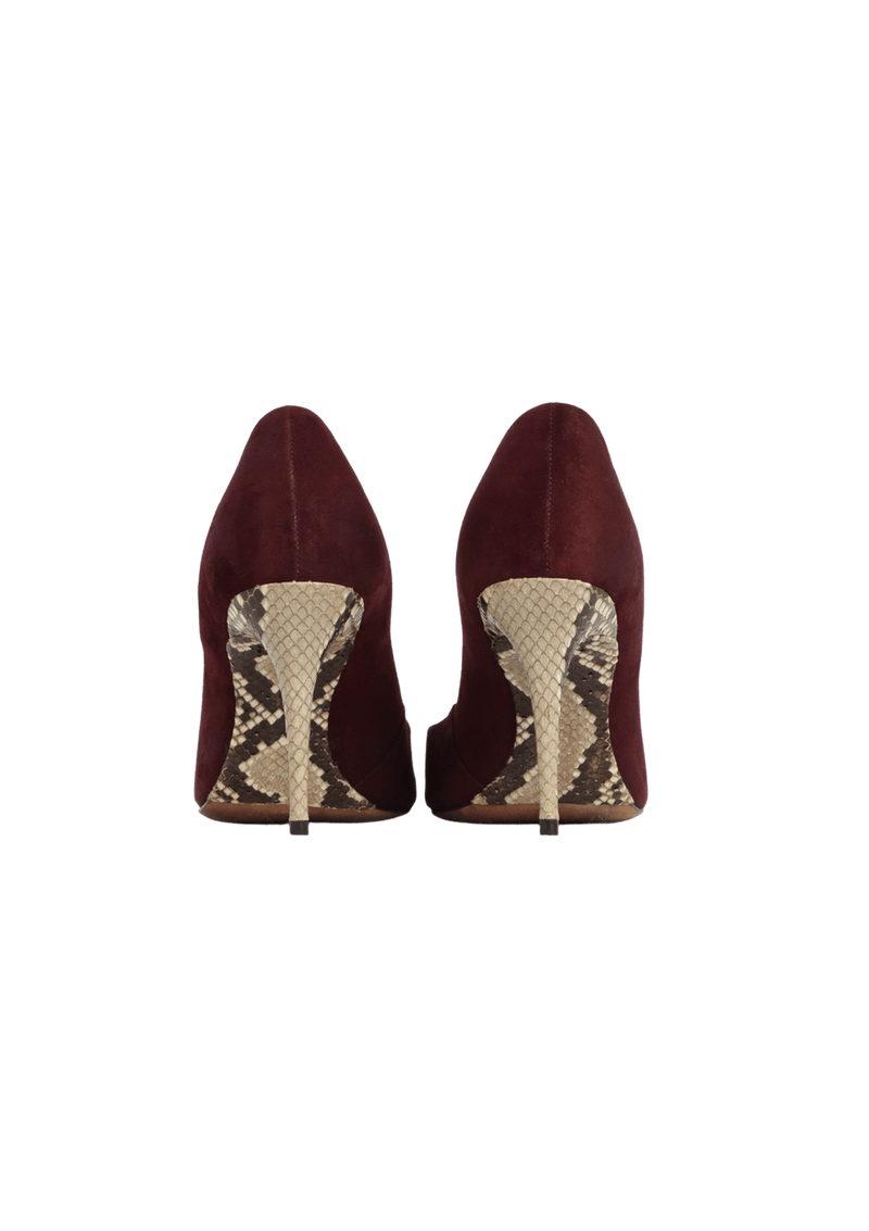 SUEDE PUMPS 35.5