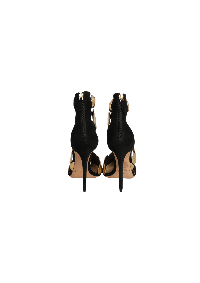 SUEDE PUMPS 39