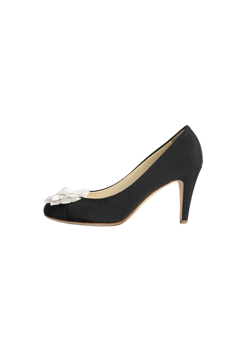 CAMELLIA CAP TOE CC LOGO PUMPS 35