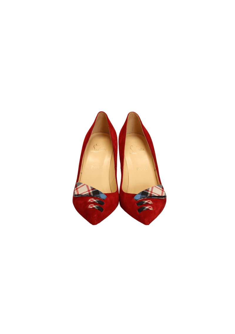 SUEDE PUMPS 37.5