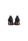 LACE PATTERN CRYSTAL PUMPS 34.5