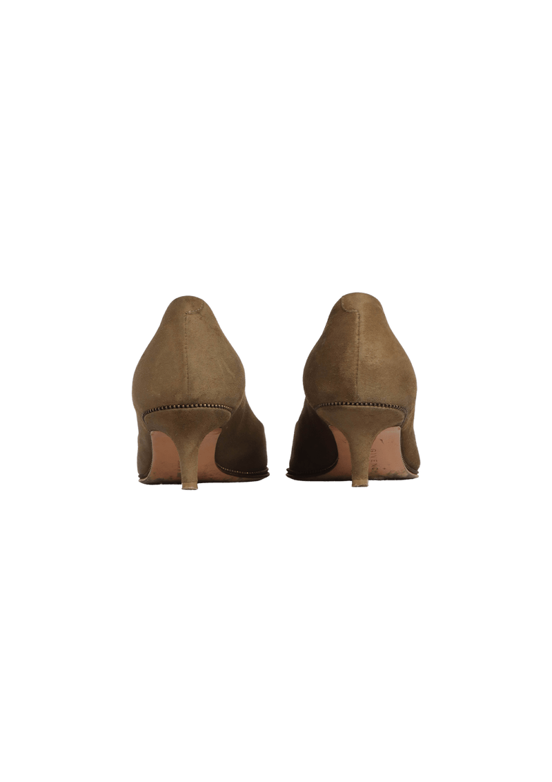 SUEDE PUMPS 34