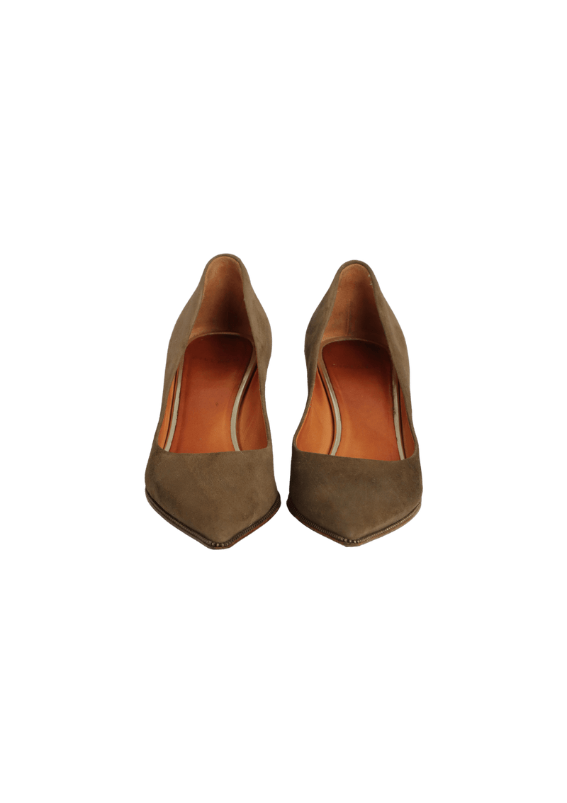 SUEDE PUMPS 34