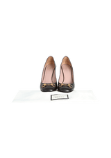 HORSEBIT SQUARE TOE PUMPS 37.5