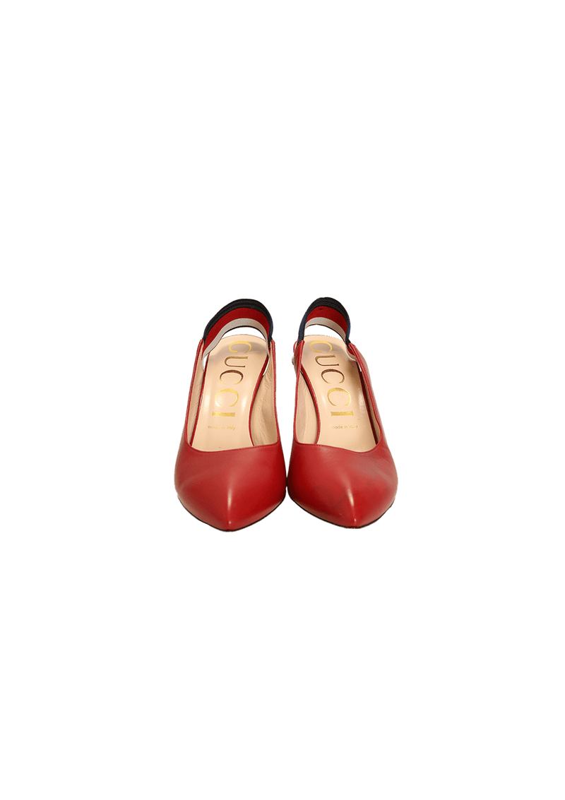 SYLVIE WEB SLINGBACK PUMPS 39