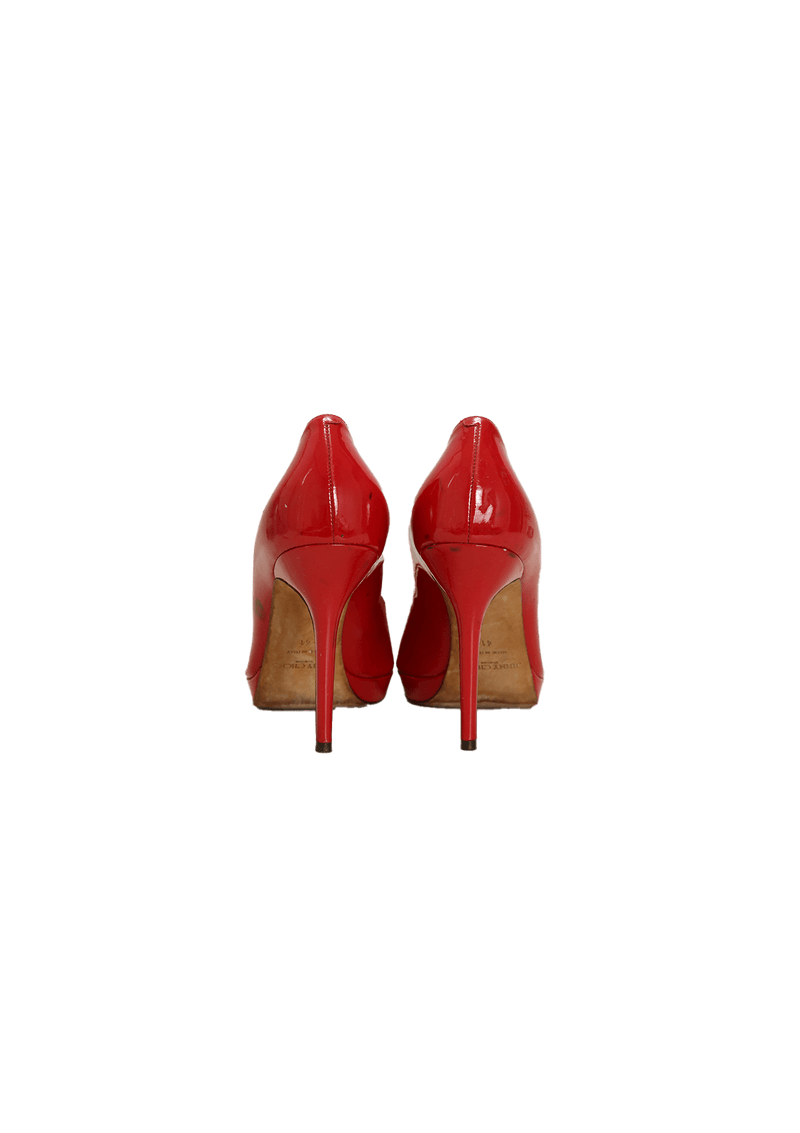 PATENT LEATHER PEEP TOE 39