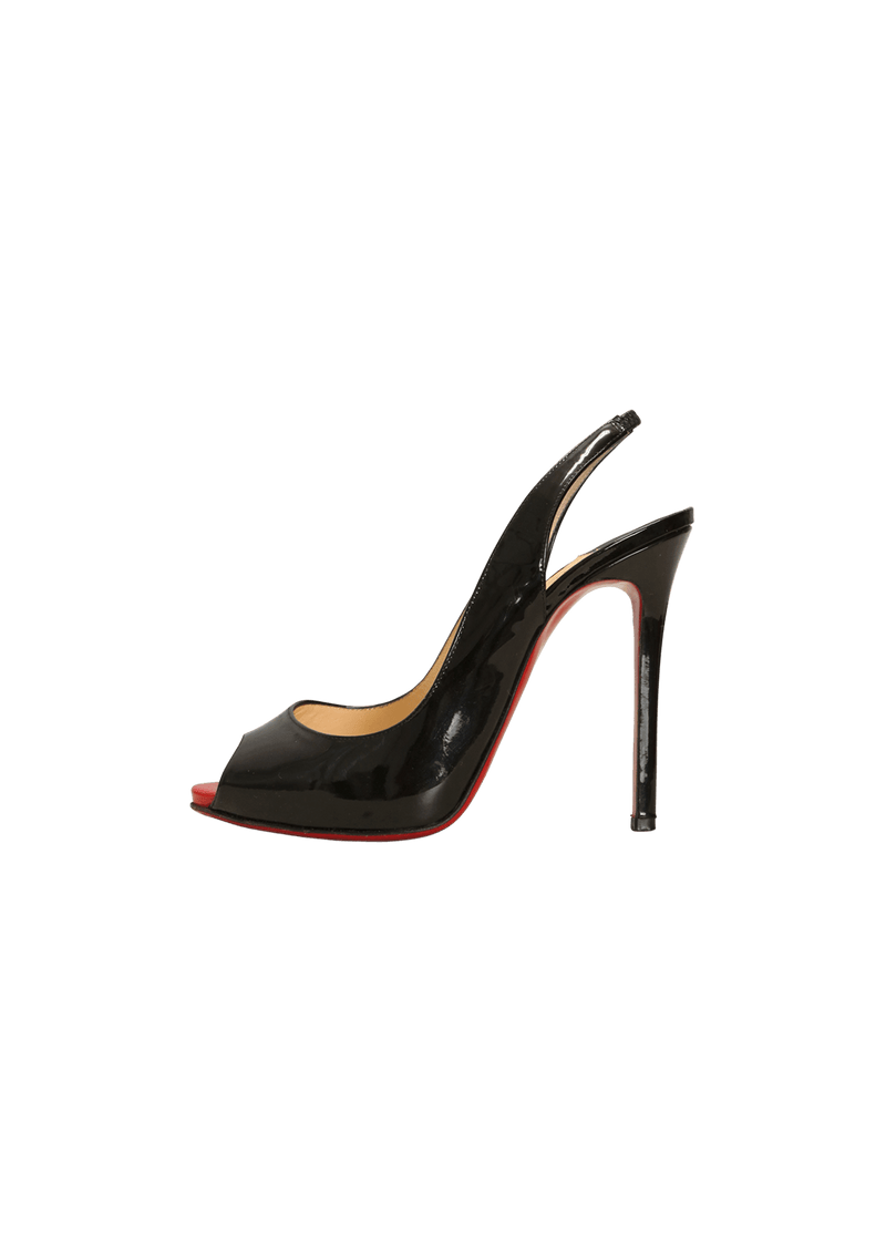 VERY PRIVE SLINGBACK PEEP TOE 37