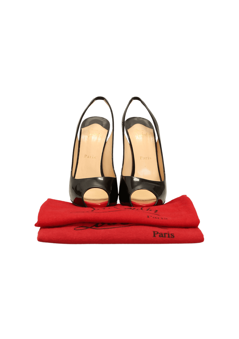 VERY PRIVE SLINGBACK PEEP TOE 37