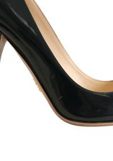 PATENT LEATHER PUMPS 38.5