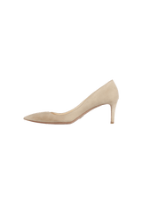SUEDE PUMPS 38.5