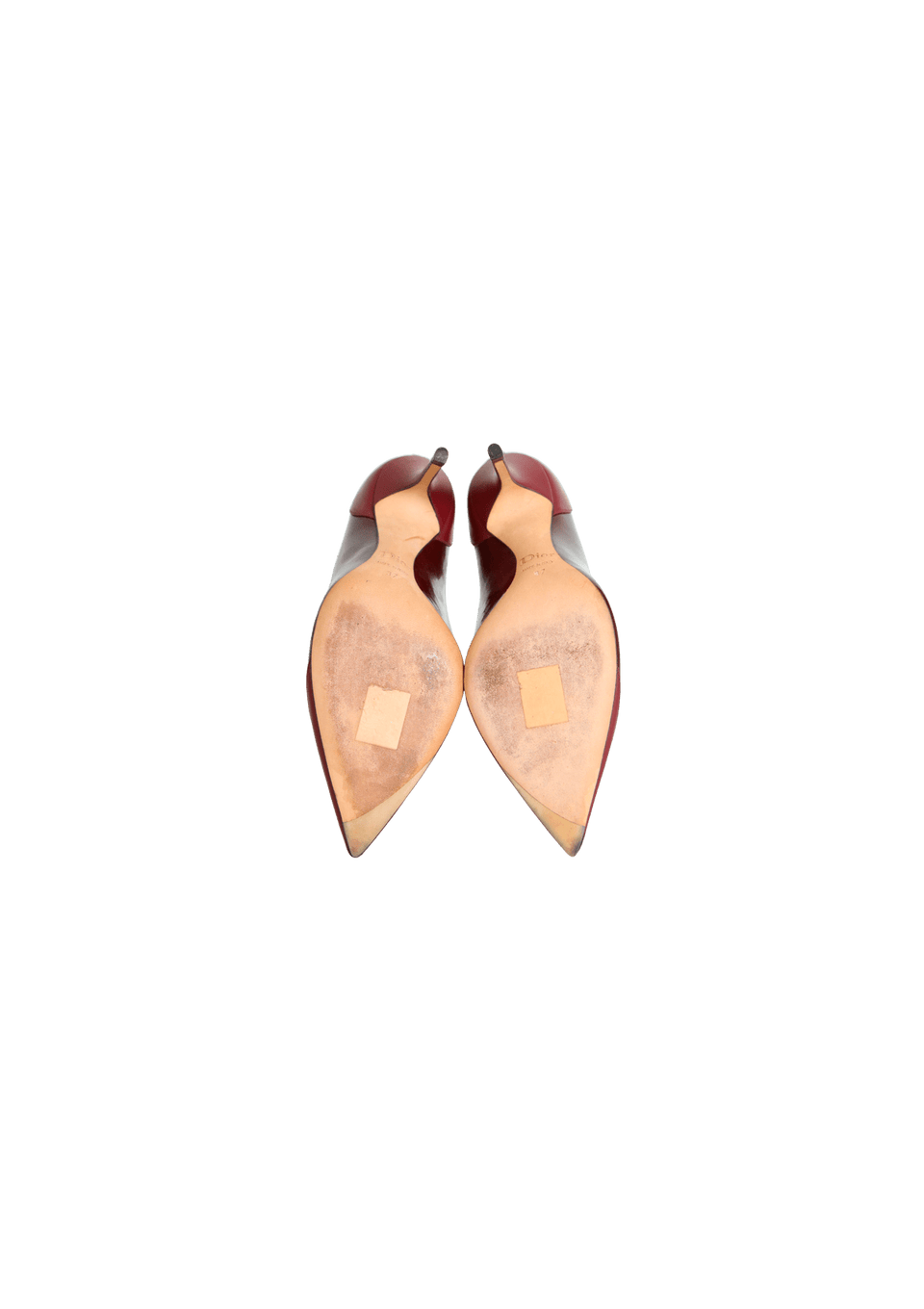 VINTAGE PATENT LEAT0HER PUMPS 35