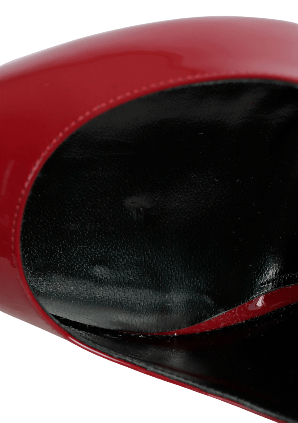 PATENT LEATHER SLINGBACK PUMPS 36