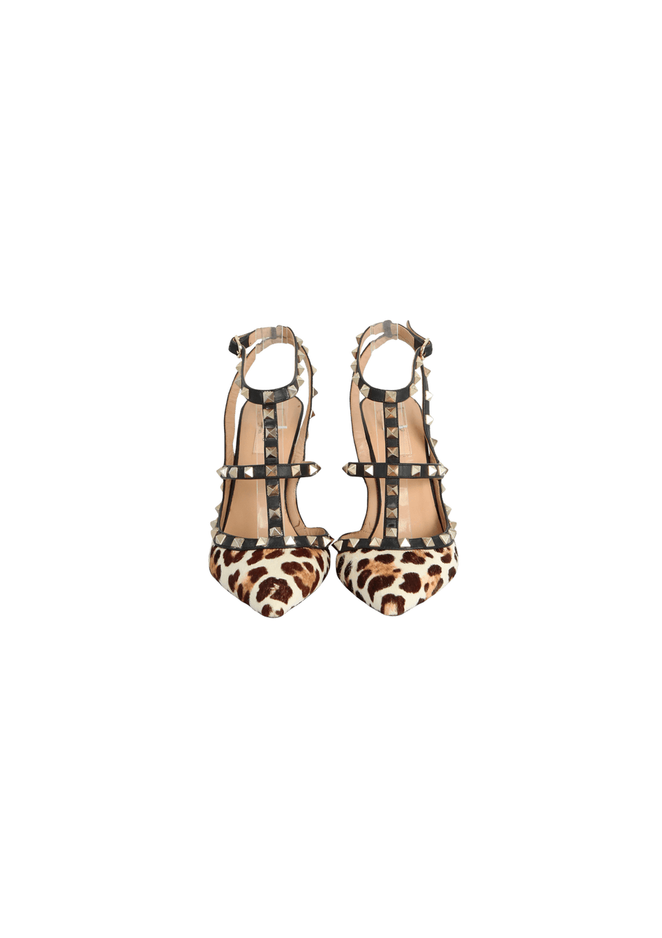 LEOPARD PRINT ROCKSTUD PUMPS