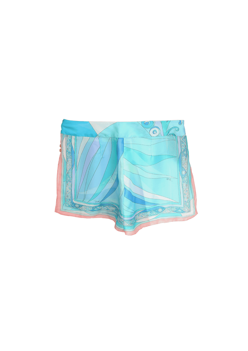 PRINTED MINI SHORTS 34