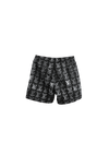 STENCIL-EFFECT MONOGRAM SHORTS M