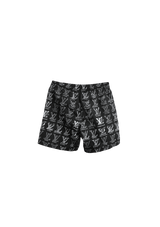 STENCIL-EFFECT MONOGRAM SHORTS M