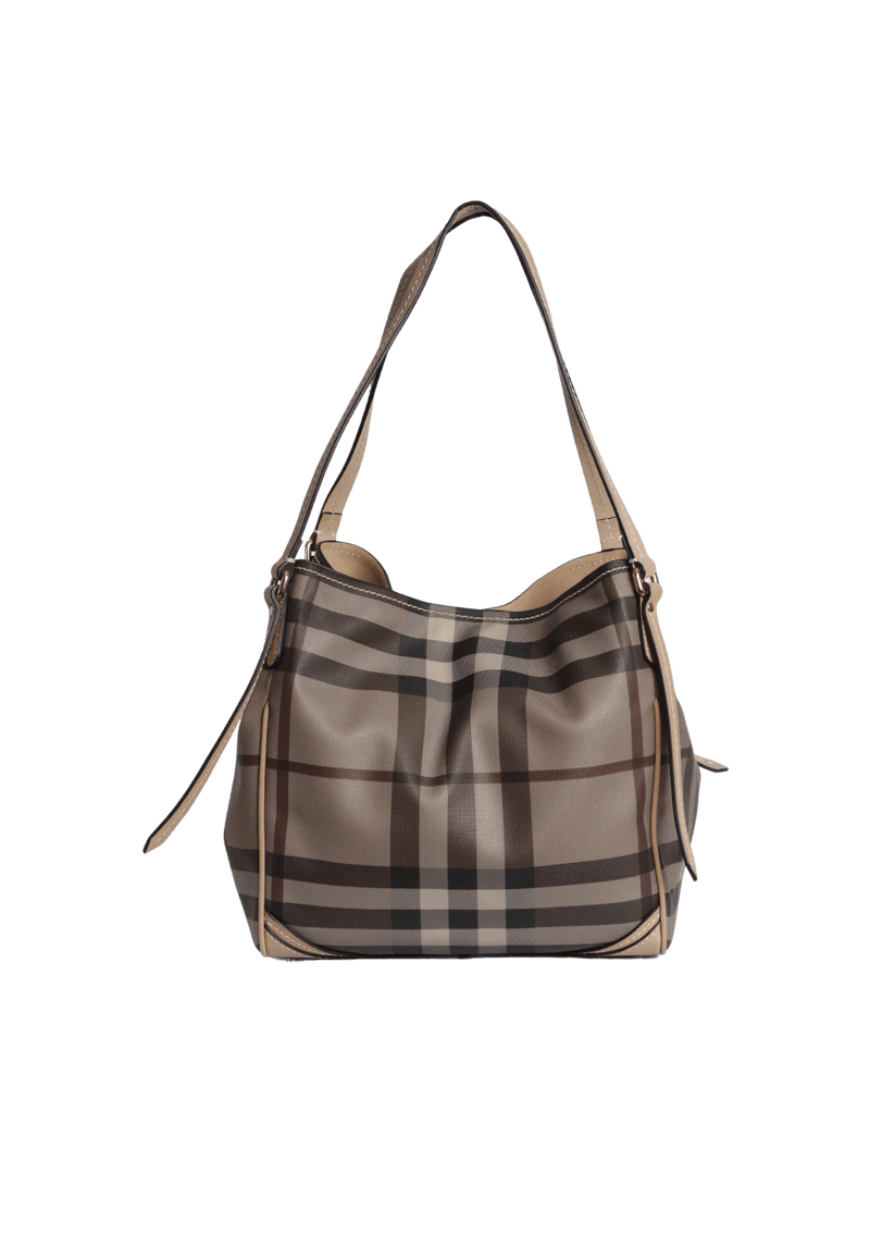 SMOKED CHECK CANTERBURY TOTE