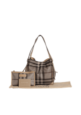 SMOKED CHECK CANTERBURY TOTE