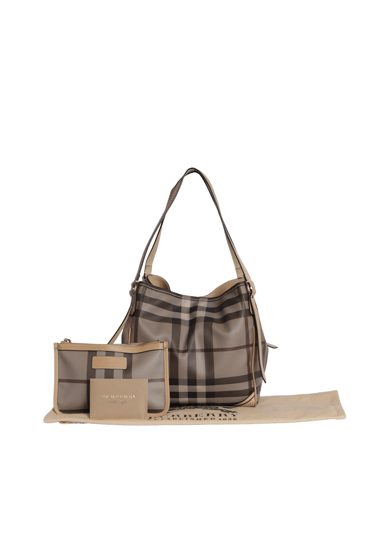 SMOKED CHECK CANTERBURY TOTE