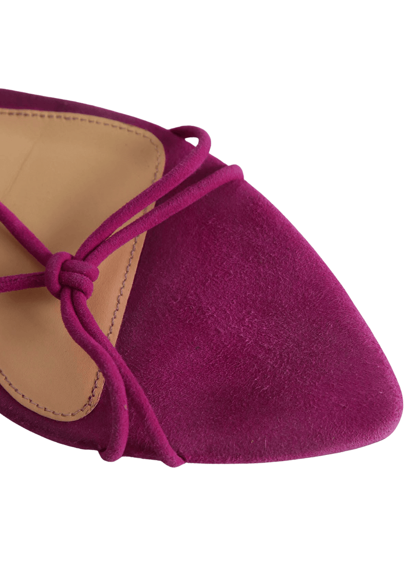 SUEDE FLATS 38