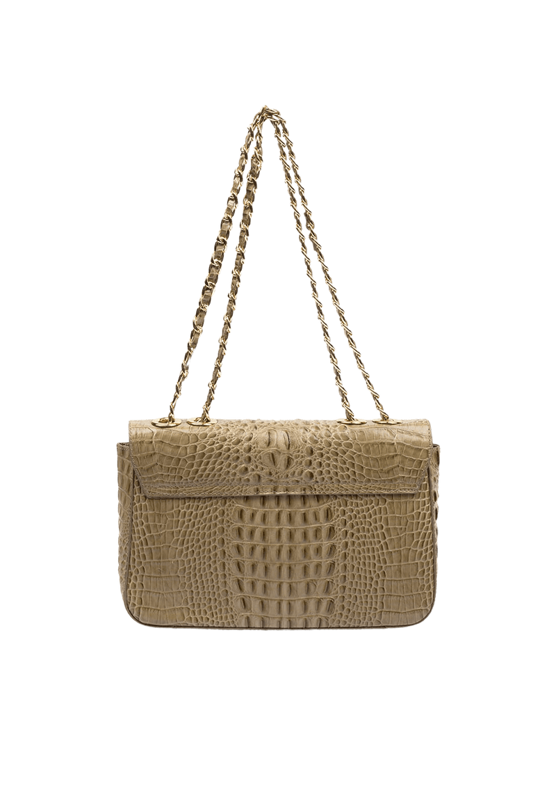 BOLSA ANNE JUMBO EM COURO NATURAL