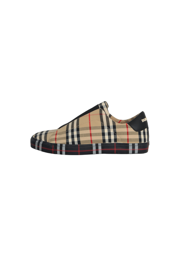 NOVA CHECK MARKHAM SLIP ON SNEAKERS 42