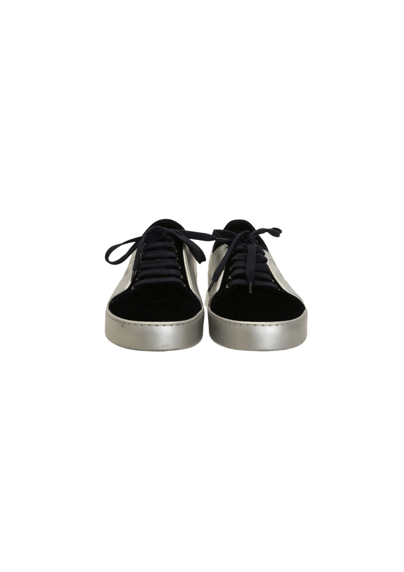 CC VELVET LOW TOP SNEAKERS 41