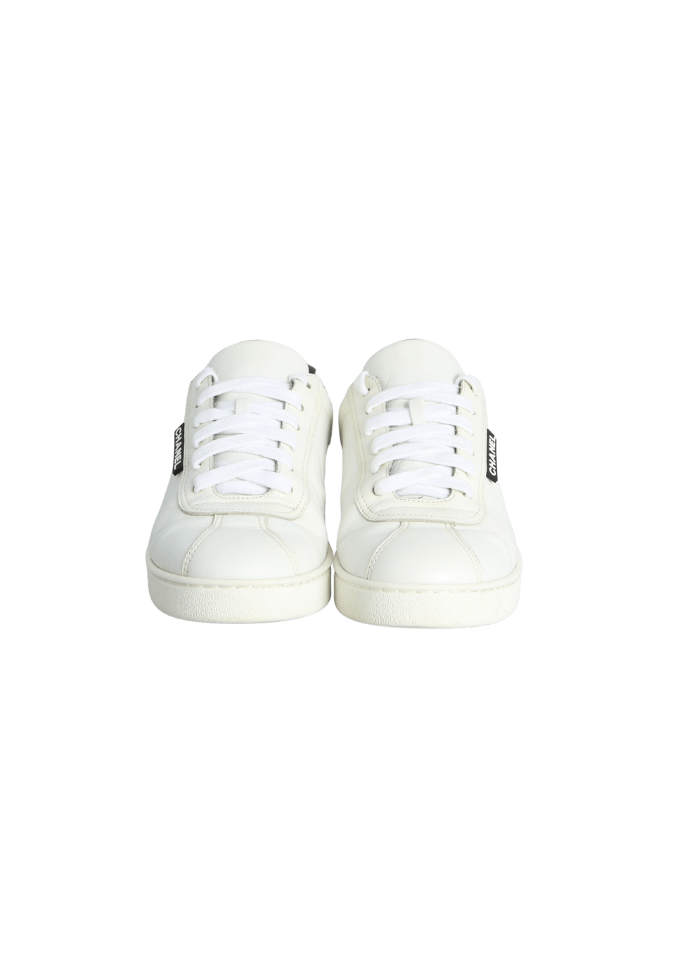TÊNIS CHANEL INTERLOCKING CC LOGO SNEAKERS BRANCO 36 ORIGINAL – Gringa