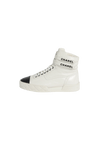 LOGO HIGH TOP LEATHER SNEAKERS 38.5