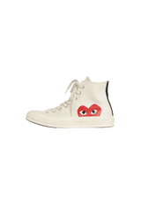 TÊNIS CONVERSE X COMME DES GARÇONS PLAY CHUCK 70 39.5 OFF WHITE