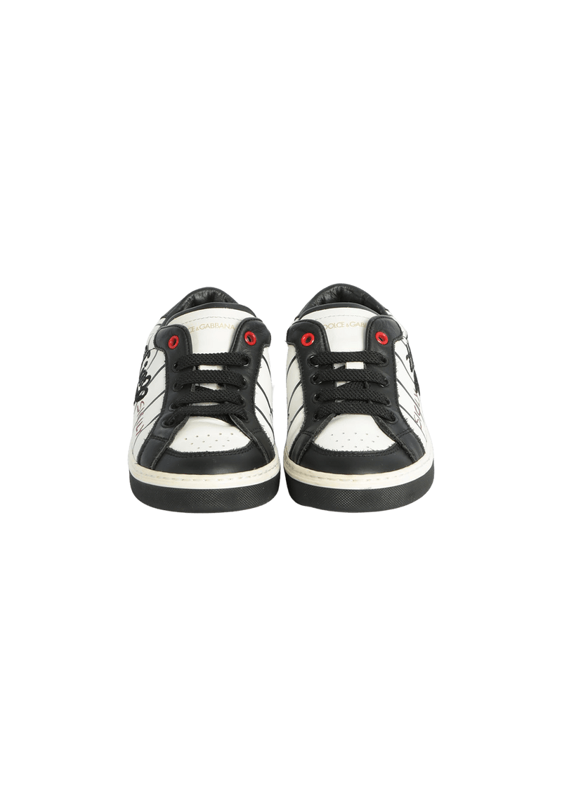 KIDS LEATHER SNEAKERS 27