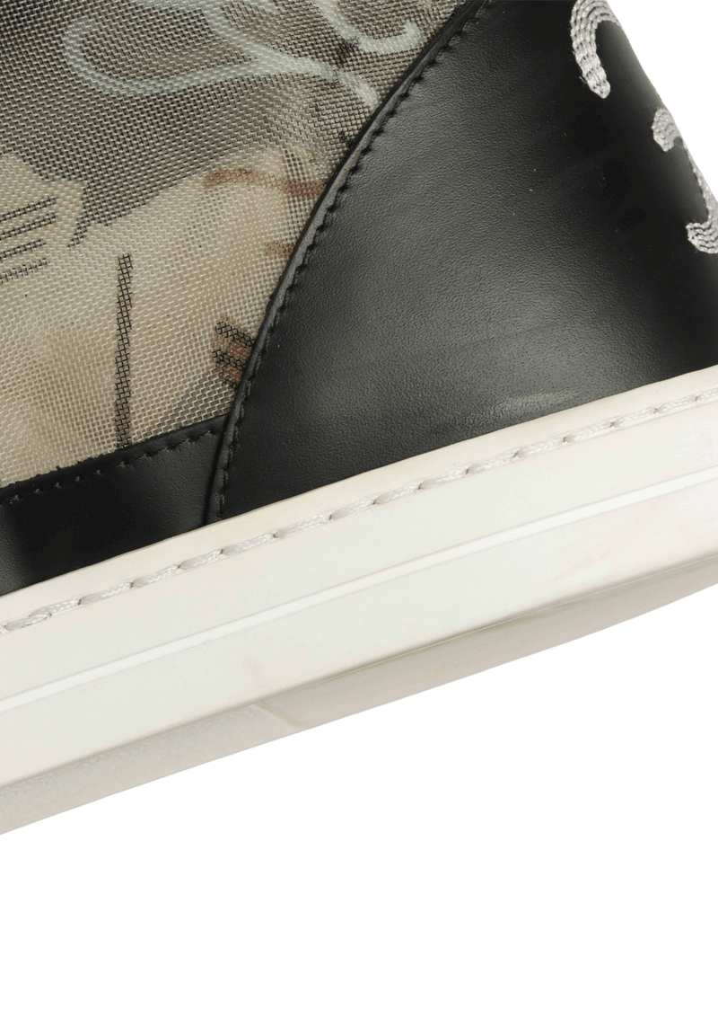 LEATHER HIGH TOP SNEAKERS 40