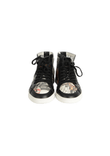 LEATHER HIGH TOP SNEAKERS 40