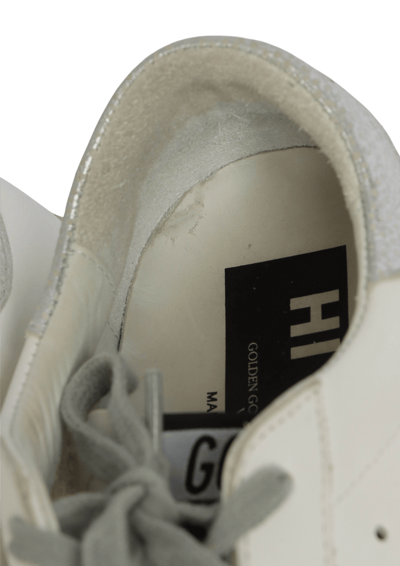 TÊNIS GOLDEN GOOSE HI STAR SNEAKERS 38 BRANCO ORIGINAL – Gringa