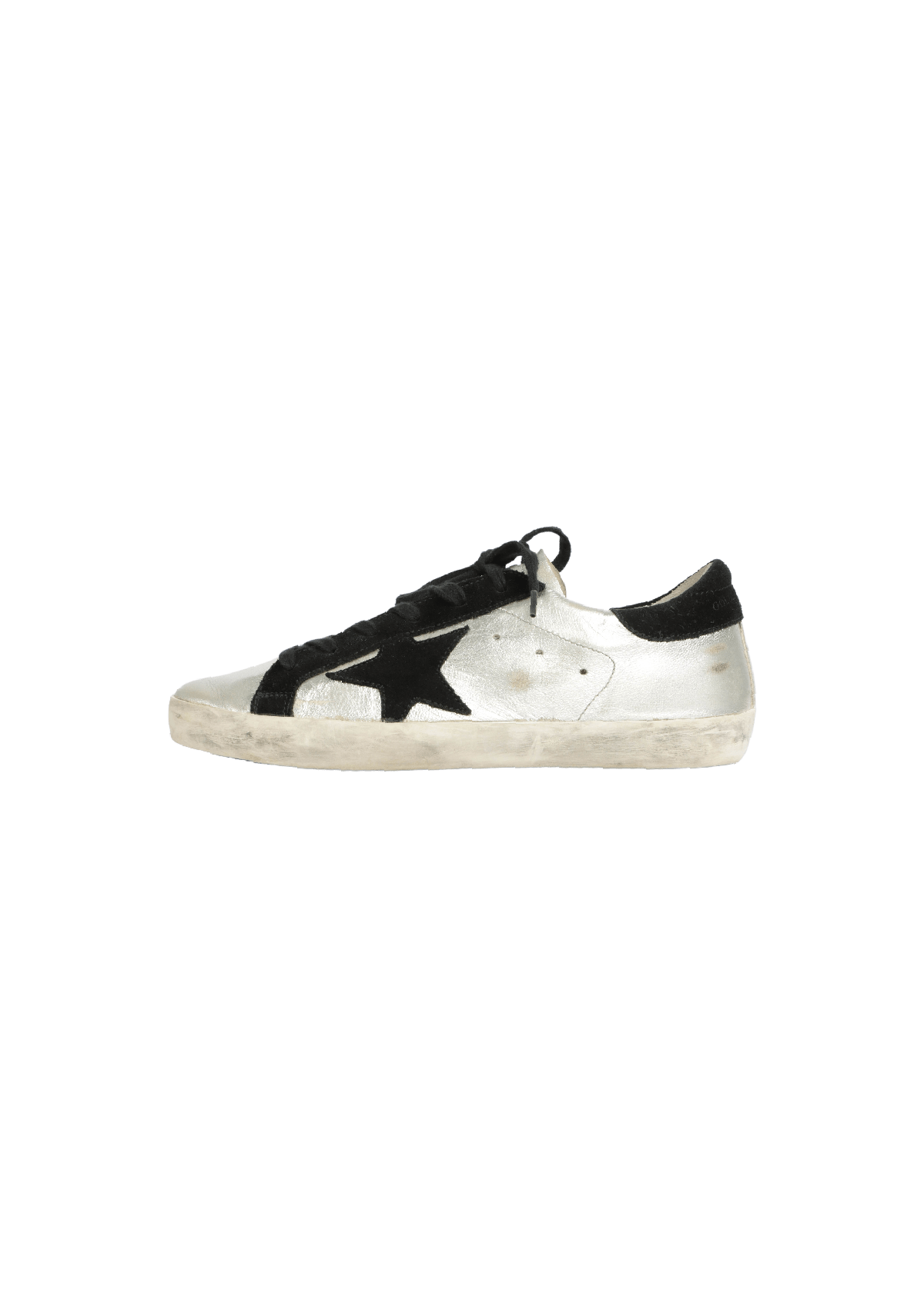 TÊNIS GOLDEN GOOSE SUPERSTAR SNEAKERS 37 PRATA ORIGINAL – Gringa