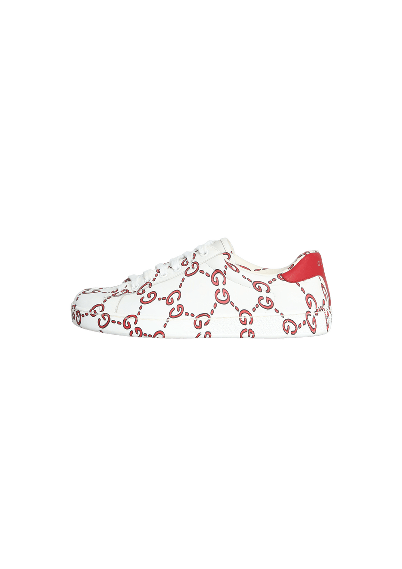 Ace sneaker 2025 with gg print