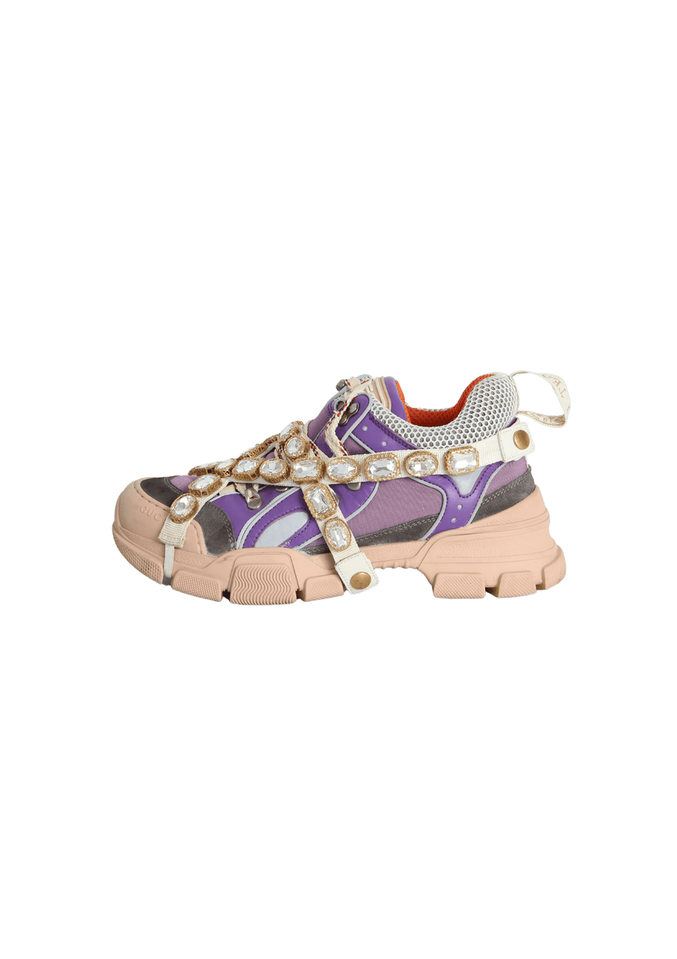 ラッキー TÊNIS GUCCI FLASHTREK CHUNKY SNEAKERS ROXO 37 ORIGINAL – Gringa