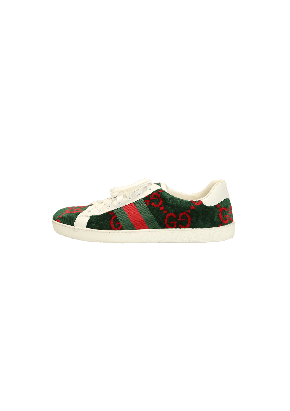 グリンカページですm(_ _)m TÊNIS GUCCI GG WEB PRINTED SNEAKERS VERDE 43 ORIGINAL – Gringa