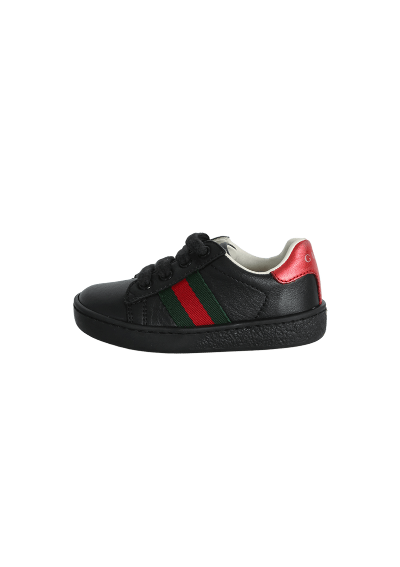 Kids black gucci shoes sales