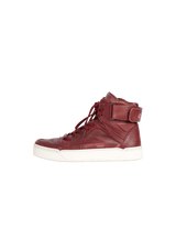 LEATHER HIGH TOP SNEAKERS 40