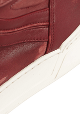 LEATHER HIGH TOP SNEAKERS 40