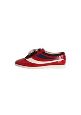 PATENT CALFSKIN FALACER SNEAKERS 35