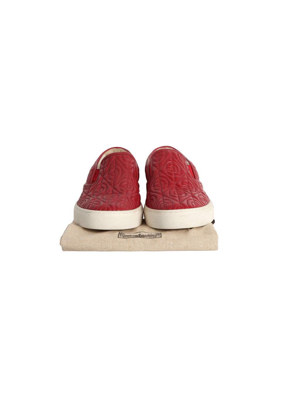 TÊNIS GUCCI RHOMBUS SLIP ON SNEAKERS VERMELHO 40 ORIGINAL – Gringa