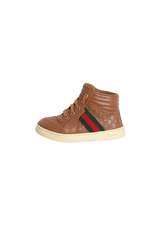 TODDLER MICROGUCCISSIMA HIGH-TOP WITH WEB 23