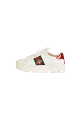 TÊNIS GUCCI WEB BEE ACE PLATFORM SNEAKERS BRANCO 34 ORIGINAL – Gringa