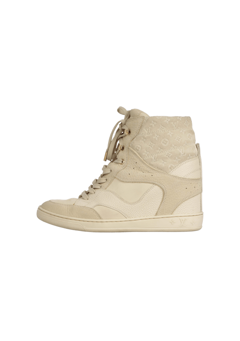 MONOGRAM HIGH TOP SNEAKERS 35.5