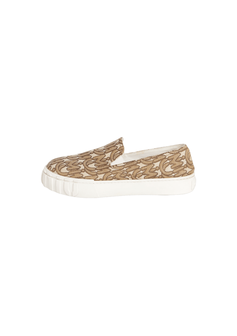 JACQUARD LOGO SLIP-ON SNEAKERS 38