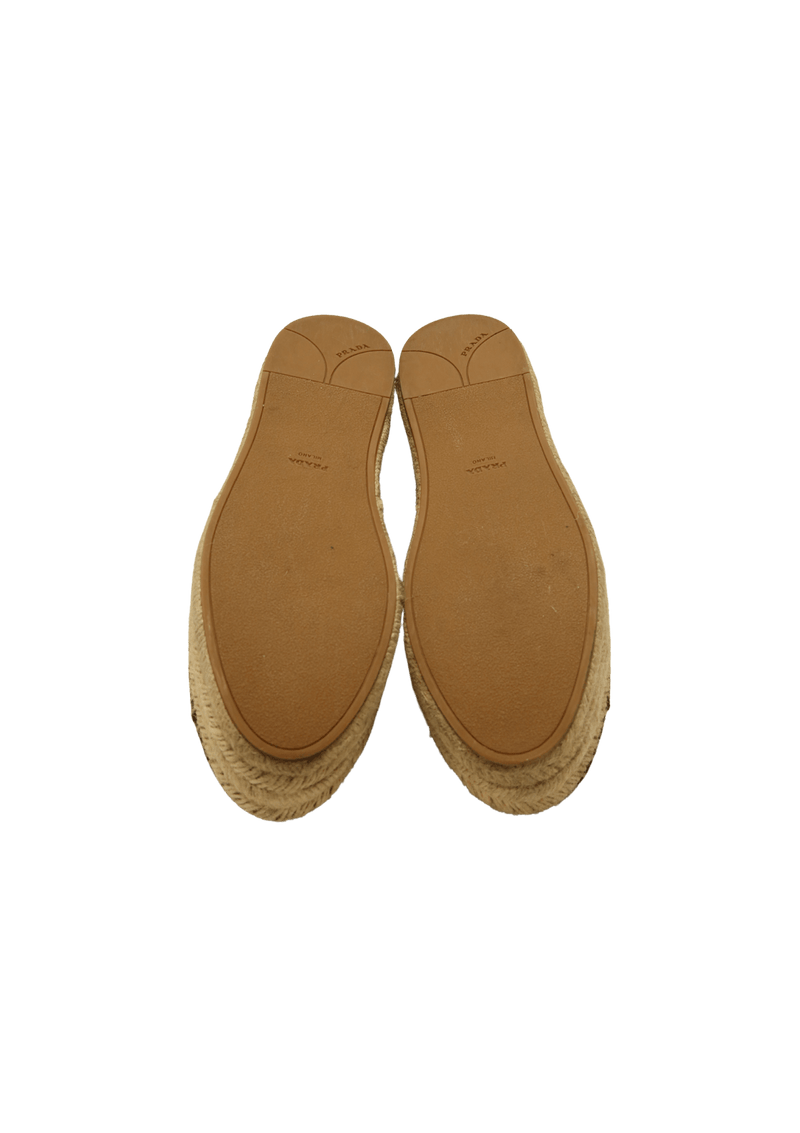 LEATHER ESPADRILLES 37