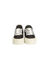 RE-NYLON DOUBLE-WHEEL GABARDINE SNEAKERS 38