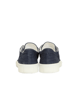 DENIM GABARDINE LOGO SNEAKERS 42